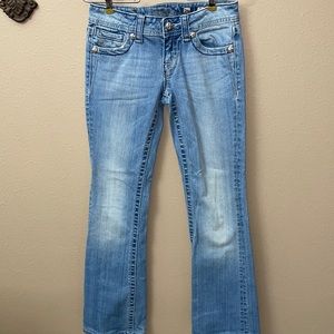 Miss Me jeans, size 26. 30 Length, low rise